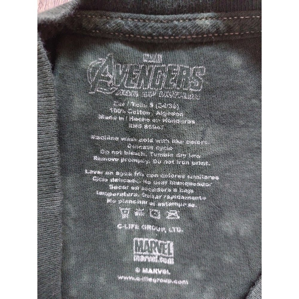 Marvel Avengers T Shirt Mens Small Hulk Vs Hulkbuster Green Against The Machine - Picture 6 of 12